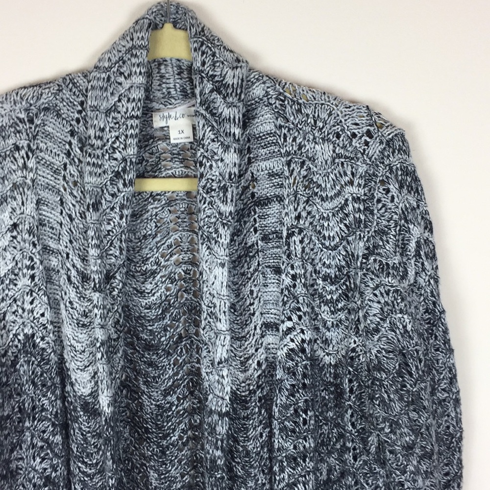 Style & Co - Long Cardigan Sweater - Picture 2 of 7
